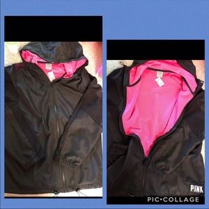 Vs pink Campus Full zip anorak Black flawless XS SM